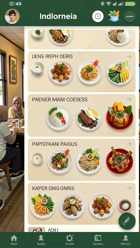 lgoace - Tampilan menu utama yang menarik dan mudah dinavigasi.