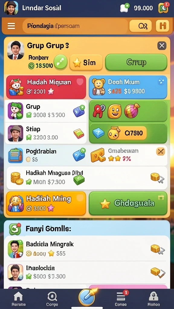 prg007 - Pemandangan dunia maya yang menakjubkan dan penuh warna.